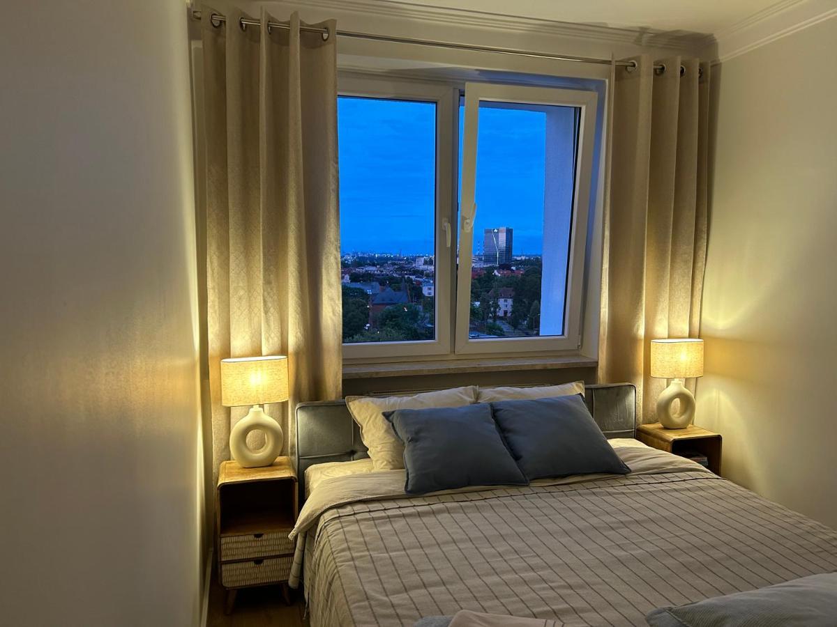 Apartament Z Widokiem Na Gdansk I Zatoke Free & Priv Parking Eksteriør billede
