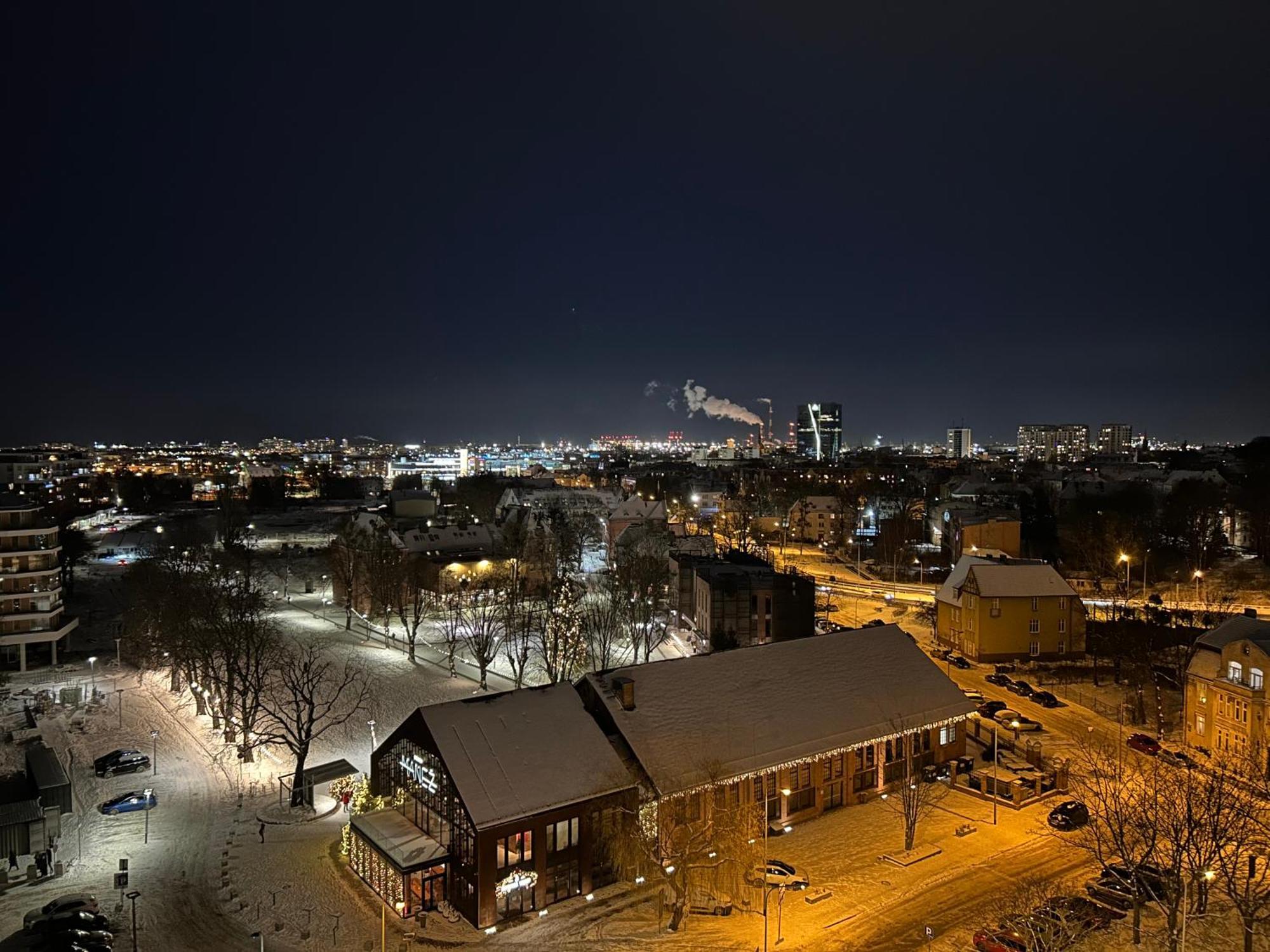 Apartament Z Widokiem Na Gdansk I Zatoke Free & Priv Parking Eksteriør billede